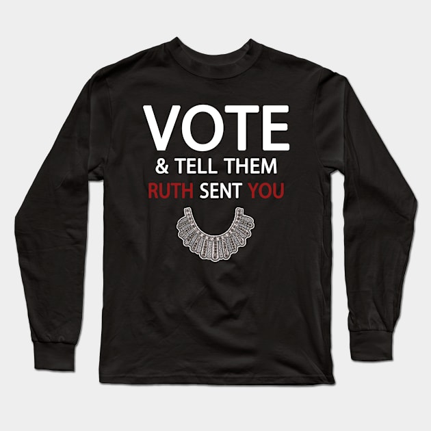 RBG - Vote Long Sleeve T-Shirt by Redmart